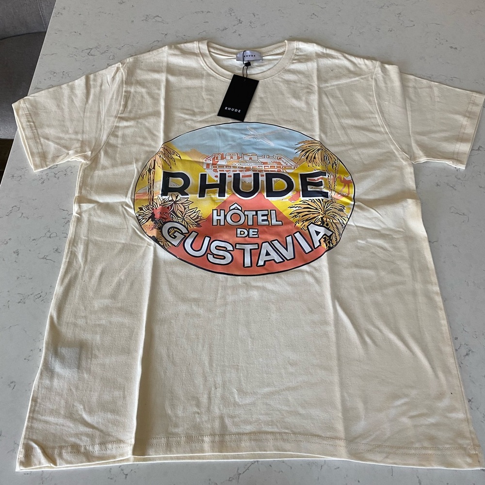 rhude shirt size Medium